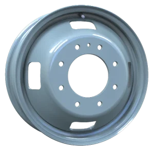 Envy Wheels – Dually Steel Wheel – Grey – 17″x6.5″ 143mm – All weather Wheels – NX41785